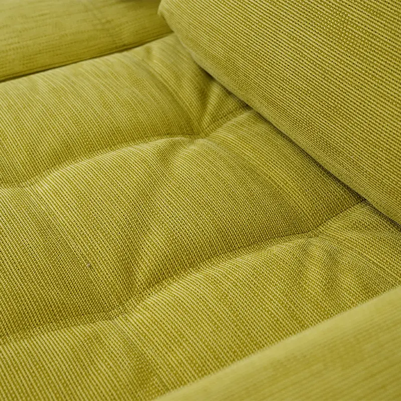 Compression sofa with metal base small size with moveable ottoman (6)