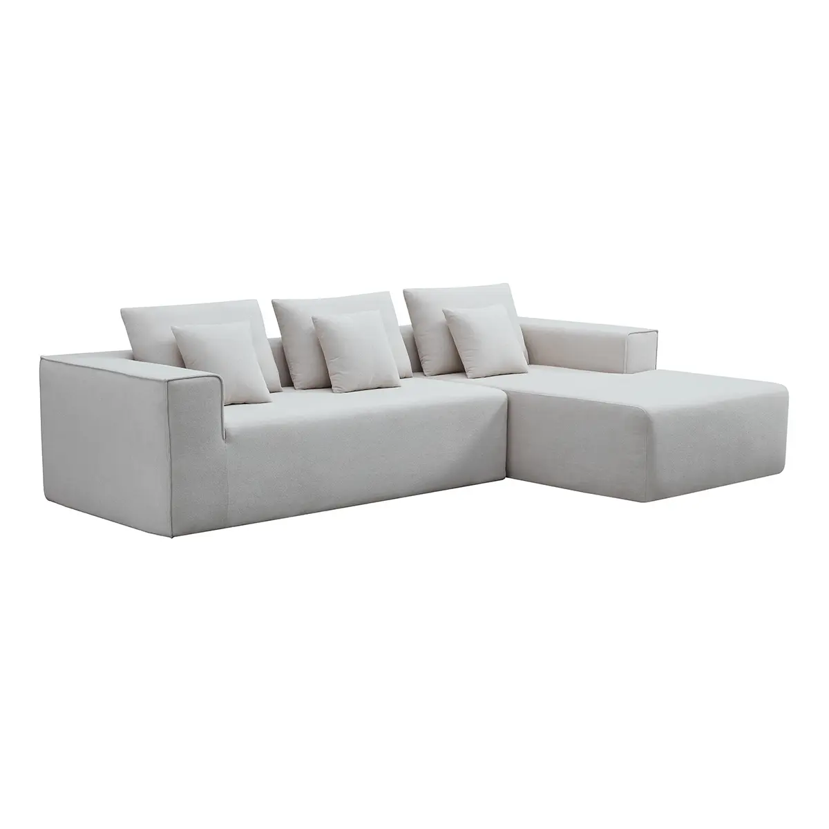 Modern Simple L-Shaped Vacuum Compression Sofa Set, Triple Seater for Living Room, Stylish & Compact. (5).jpg