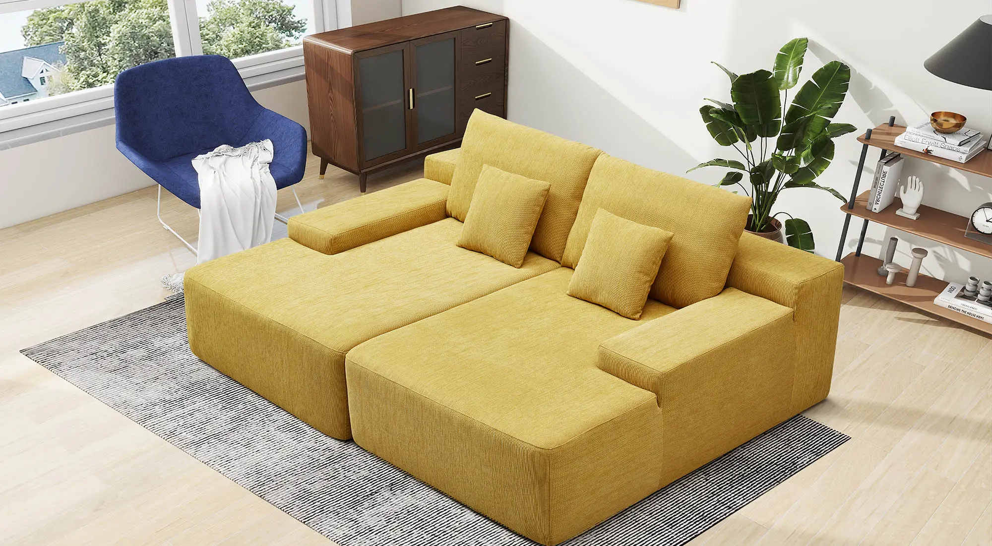 Compressible Sofa Bed Set, Boxed & Compressed, Ideal for Bedrooms, Space-Saving, Convenient (7)