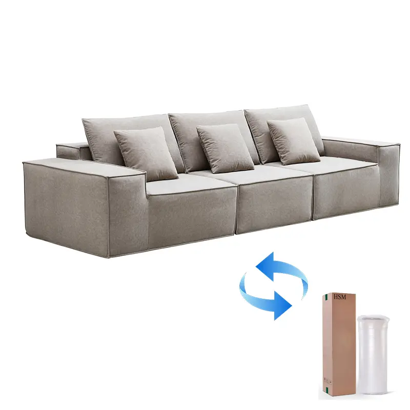 Can compressed sofas be re-compressed after assembly?