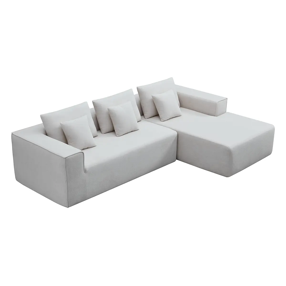 Modern Simple L-Shaped Vacuum Compression Sofa Set, Triple Seater for Living Room, Stylish & Compact. (6).jpg