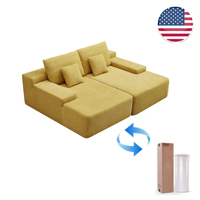 Compressible Sofa Bed Set, Boxed & Compressed, Ideal for Bedrooms, Space-Saving, Convenient